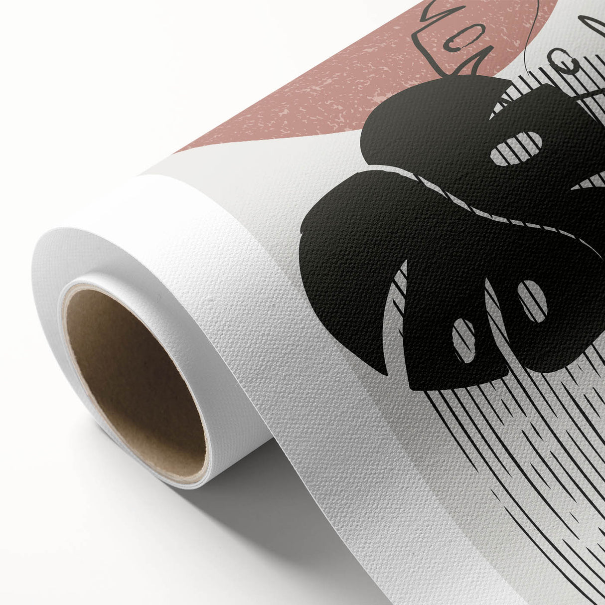 Bohemian Wall Art | Artistic Boho Decor Canvas | Eclectic Monstera Print