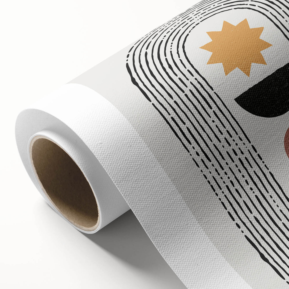 Bohemian Wall Art | Eclectic Boho Decor Canvas | Geometric Abstract Print