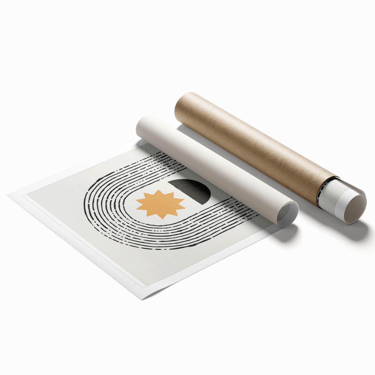 Bohemian Wall Art | Eclectic Boho Decor Canvas | Geometric Abstract Print