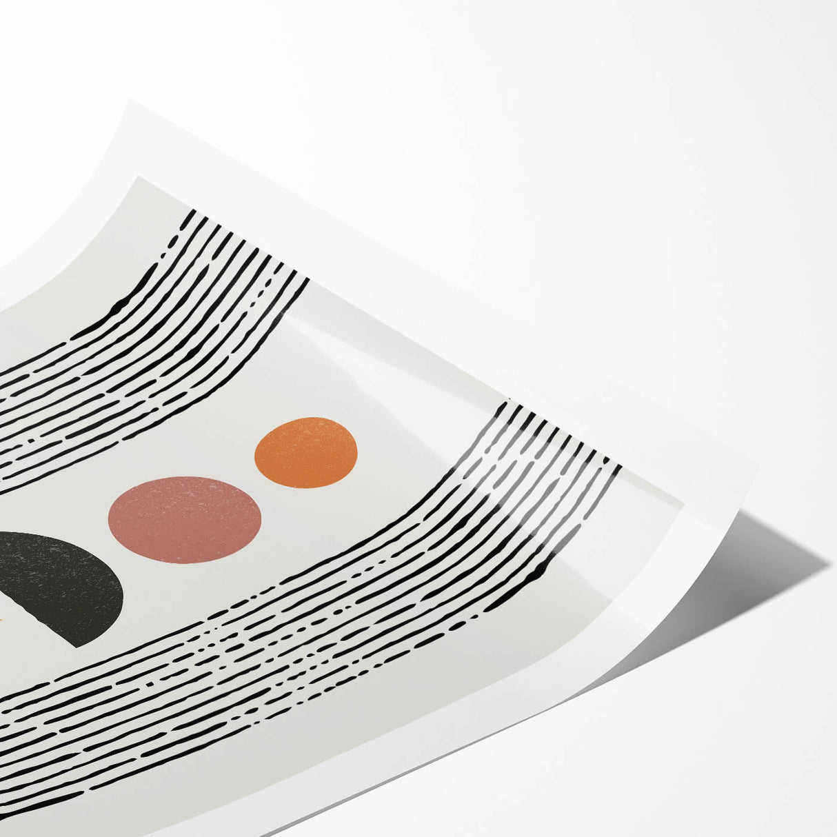 Bohemian Wall Art | Eclectic Boho Decor Canvas | Geometric Abstract Print