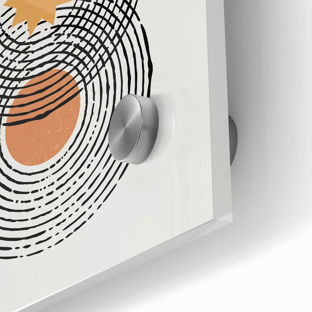 Bohemian Wall Art | Geometric Boho Decor Canvas | Modern Abstract Print