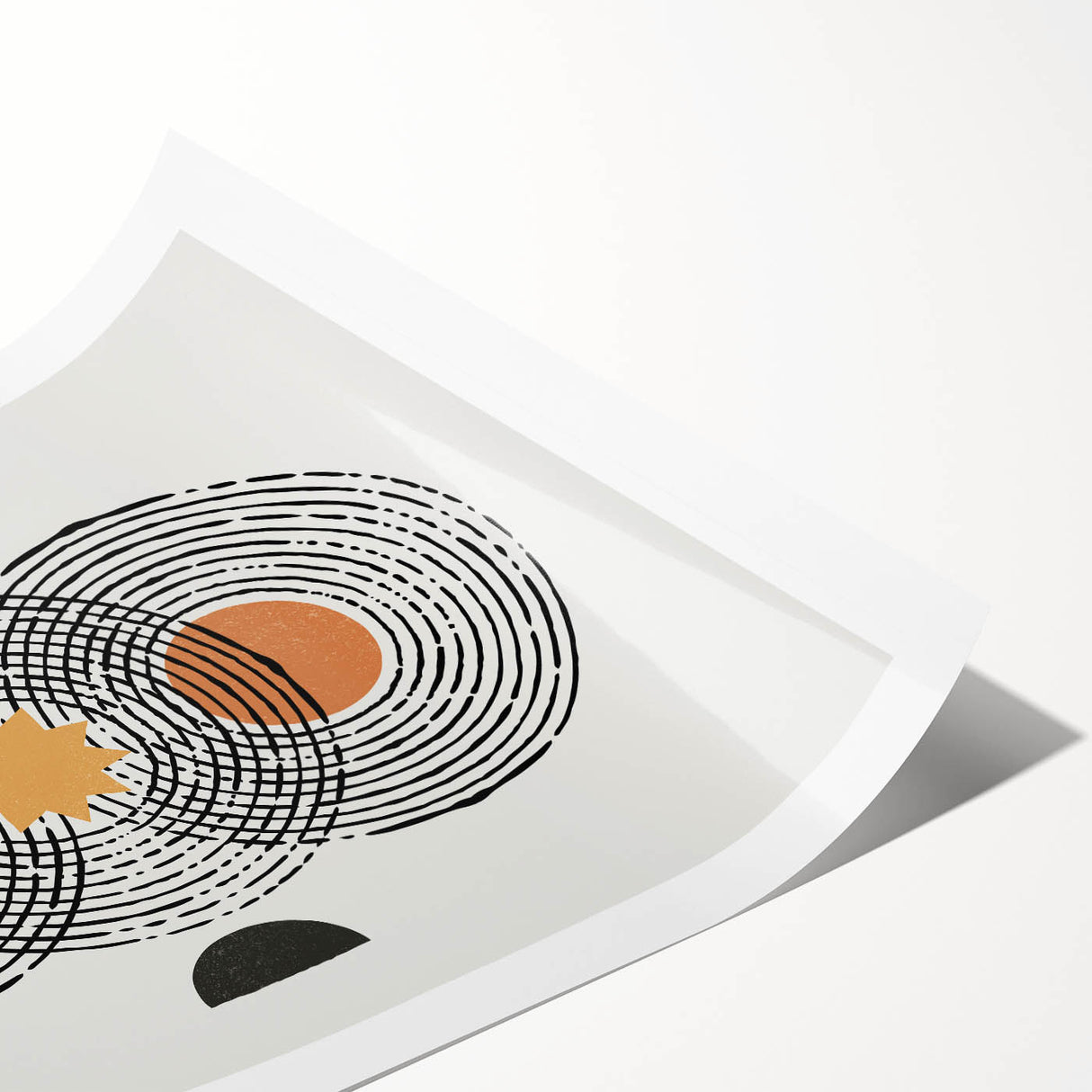 Bohemian Wall Art | Geometric Boho Decor Canvas | Modern Abstract Print