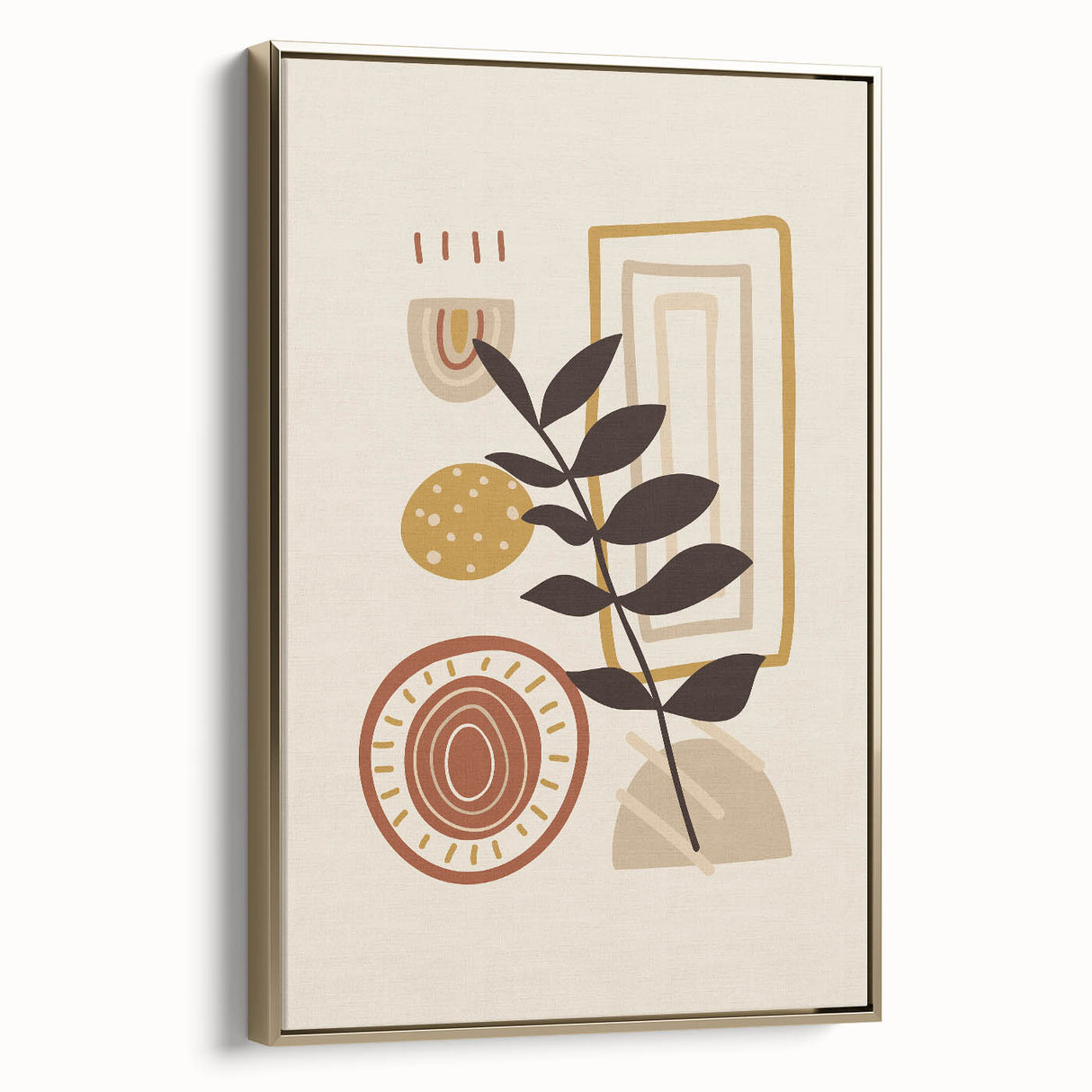 Bohemian Wall Art | Modern Eclectic Print | Boho Chic Abstract Canvas