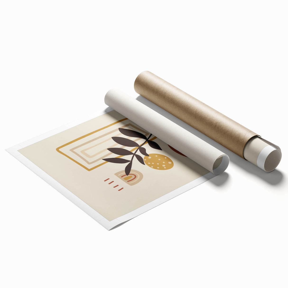 Bohemian Wall Art | Modern Eclectic Print | Boho Chic Abstract Canvas