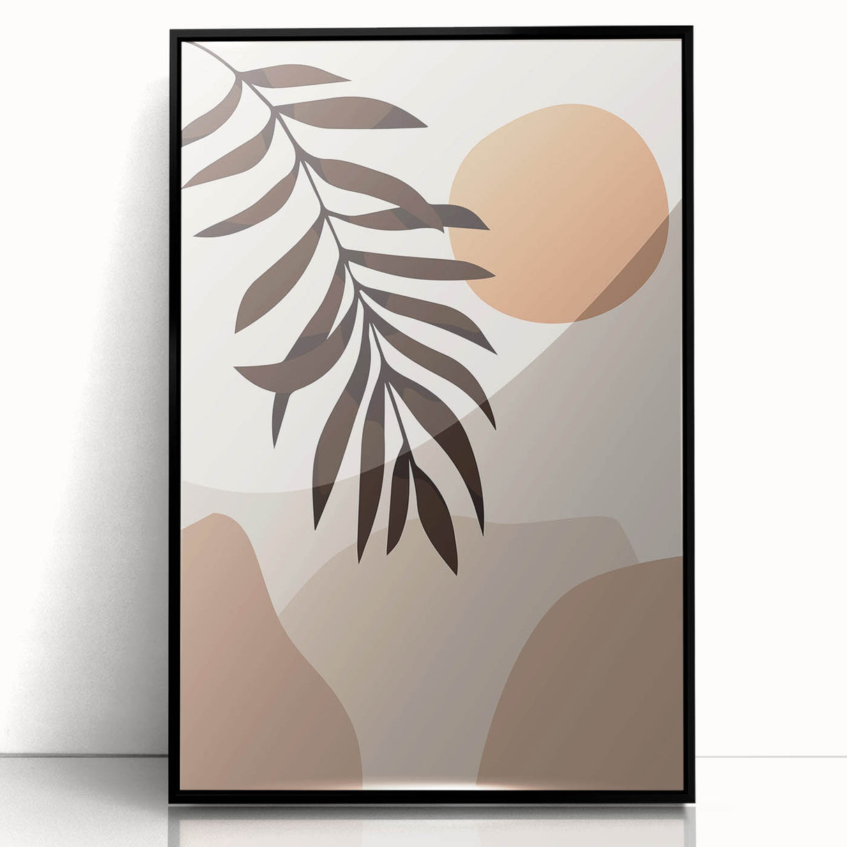 Bohemian Wall Art - Minimalist Nature-Inspired Boho Canvas Decor
