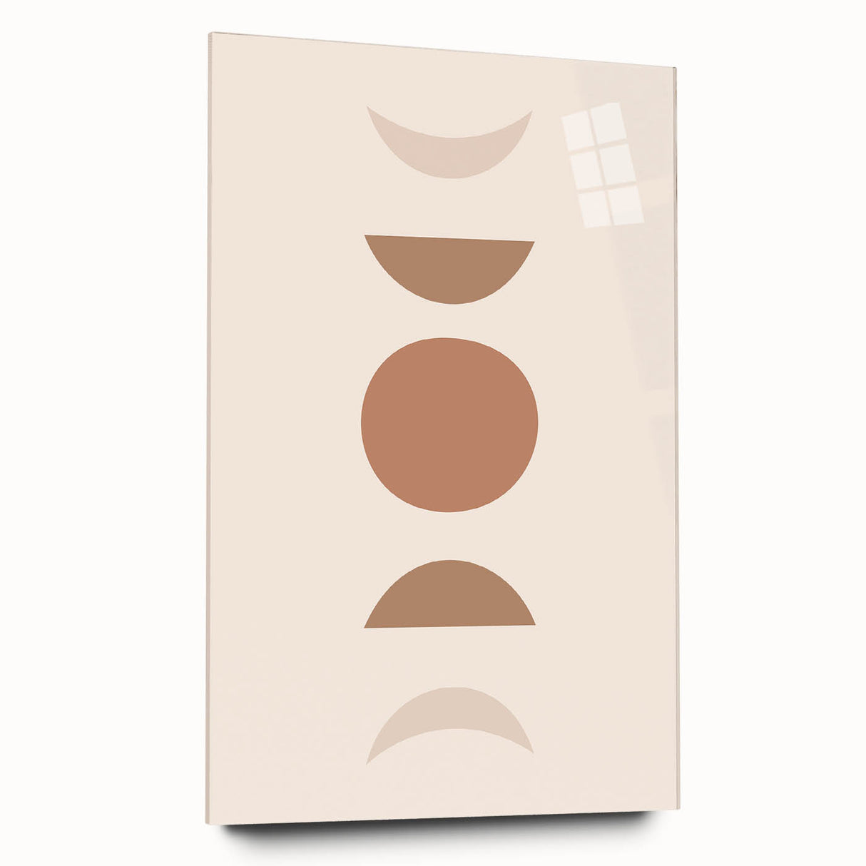 Boho Decor Canvas - Earthy Minimalist Geometric Bohemian Wall Art