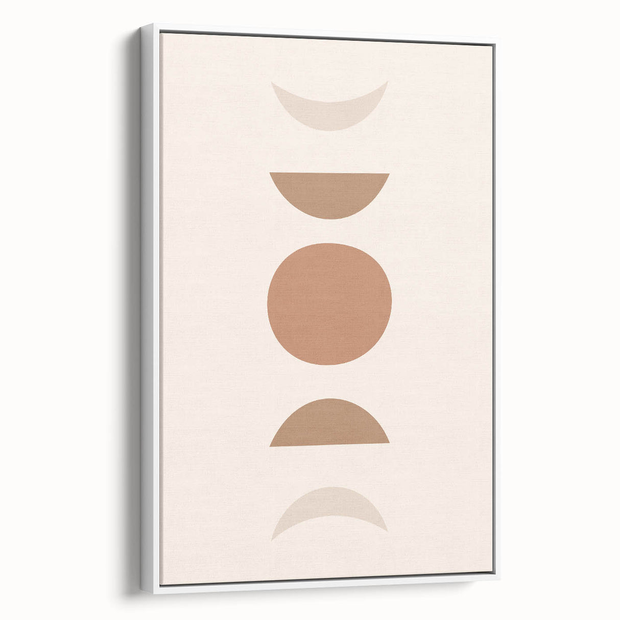 Boho Decor Canvas - Earthy Minimalist Geometric Bohemian Wall Art