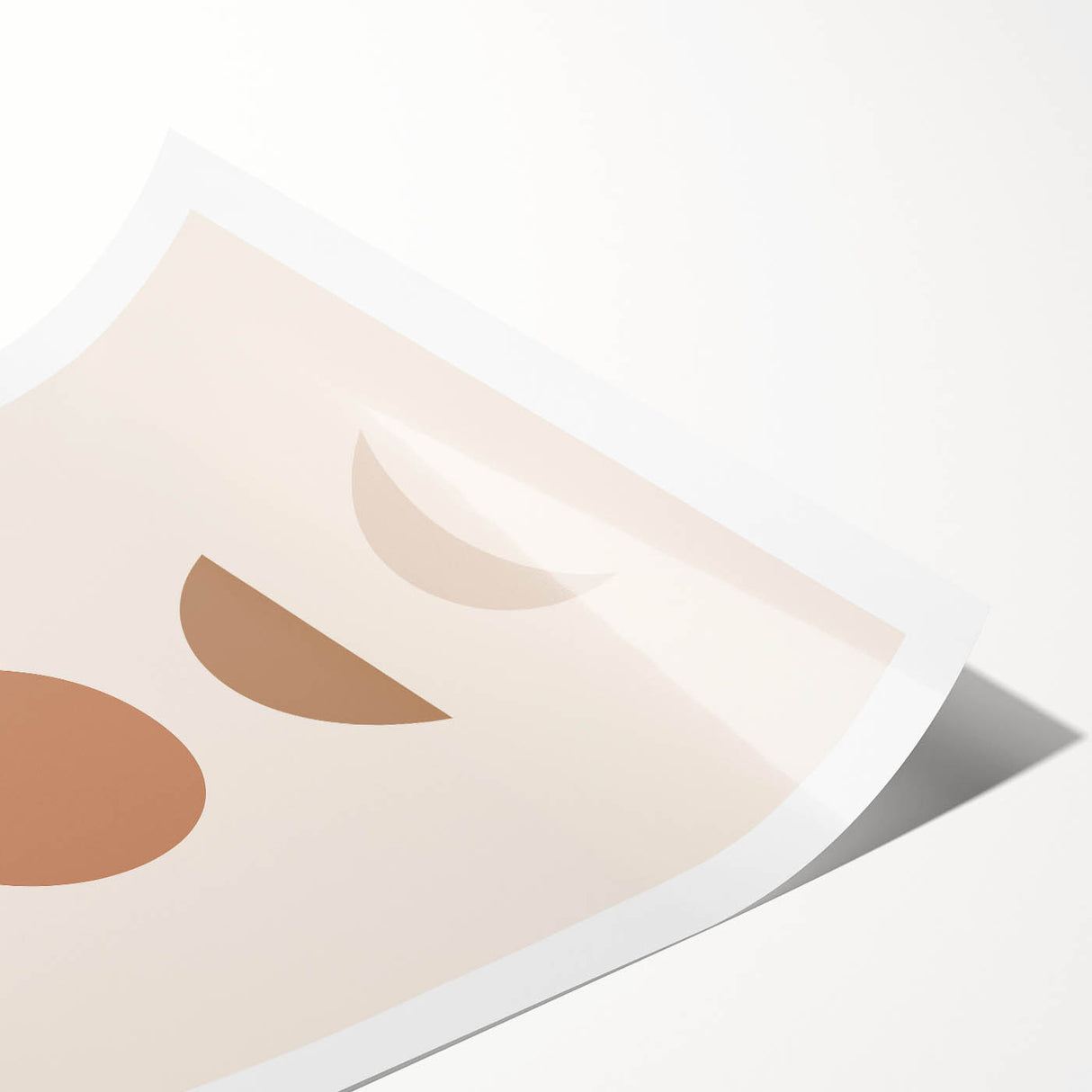 Boho Decor Canvas - Earthy Minimalist Geometric Bohemian Wall Art