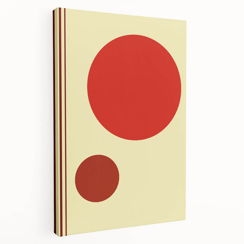 Bohemian Wall Art - Bold Boho Decor Canvas with Eclectic Artistic Style