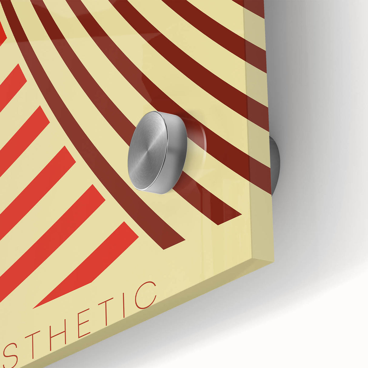 Bohemian Wall Art - Aesthetic Boho Decor Canvas with Eclectic Stripes