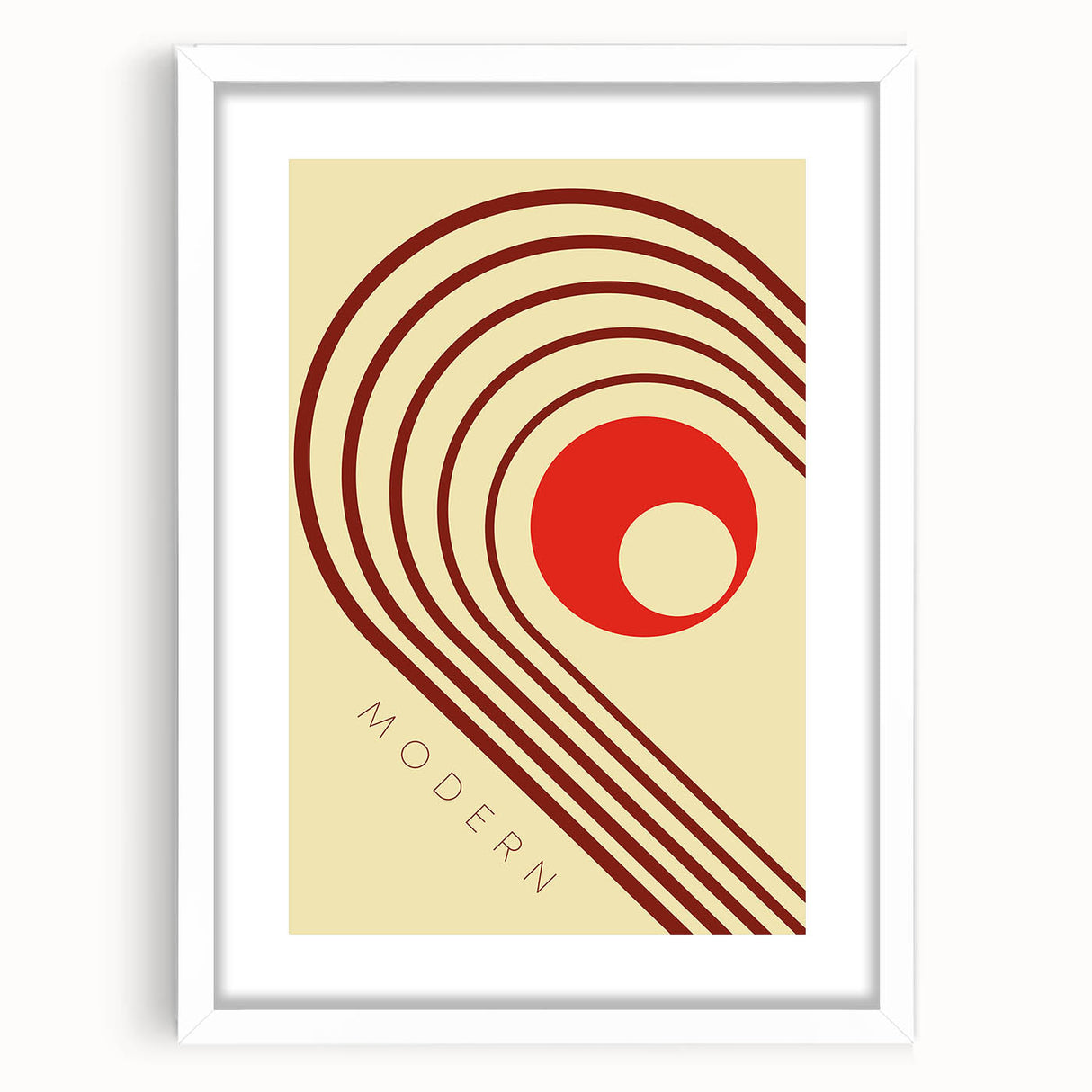 Modern Bohemian Wall Art - Eclectic Boho Decor Canvas with Artistic Style