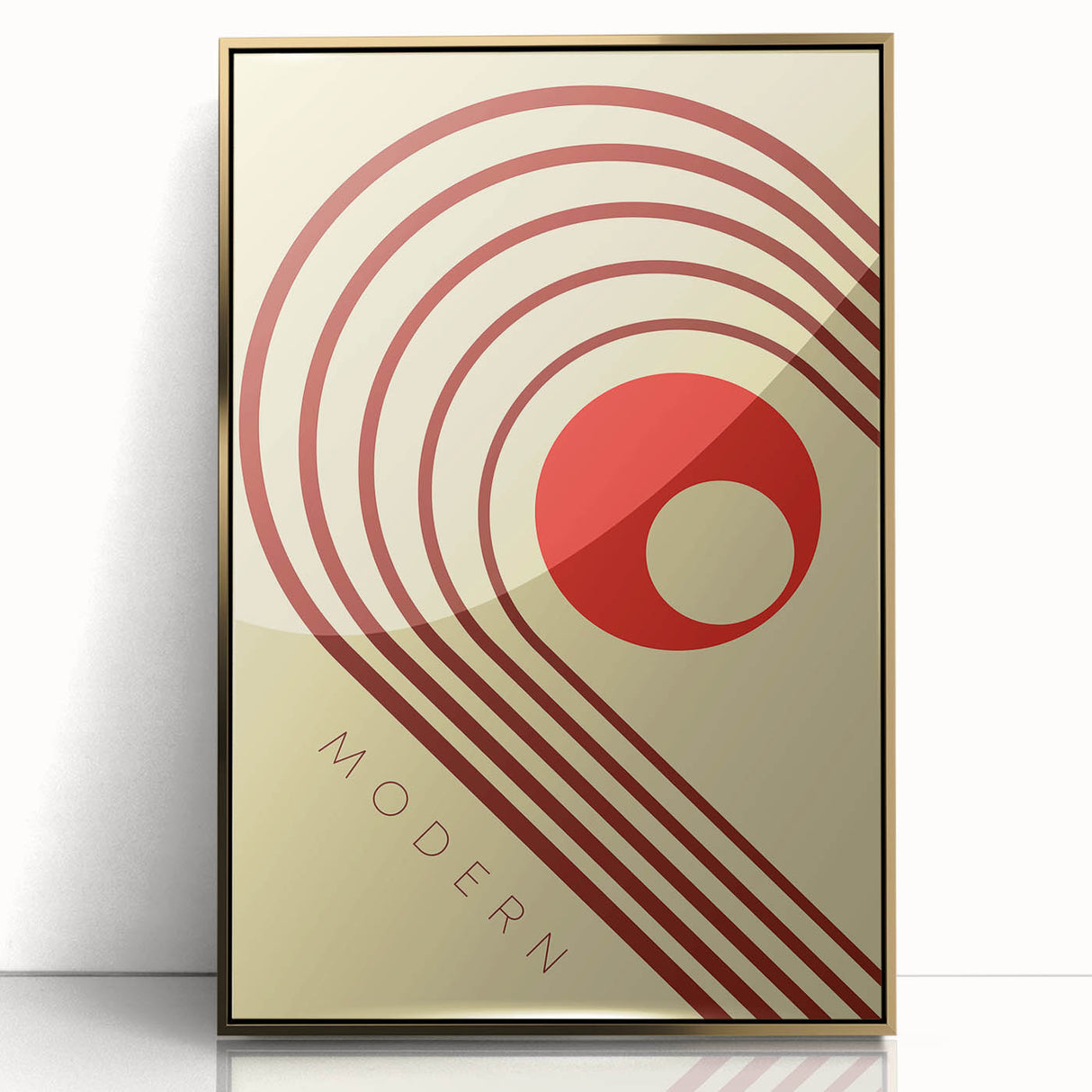 Modern Bohemian Wall Art - Eclectic Boho Decor Canvas with Artistic Style