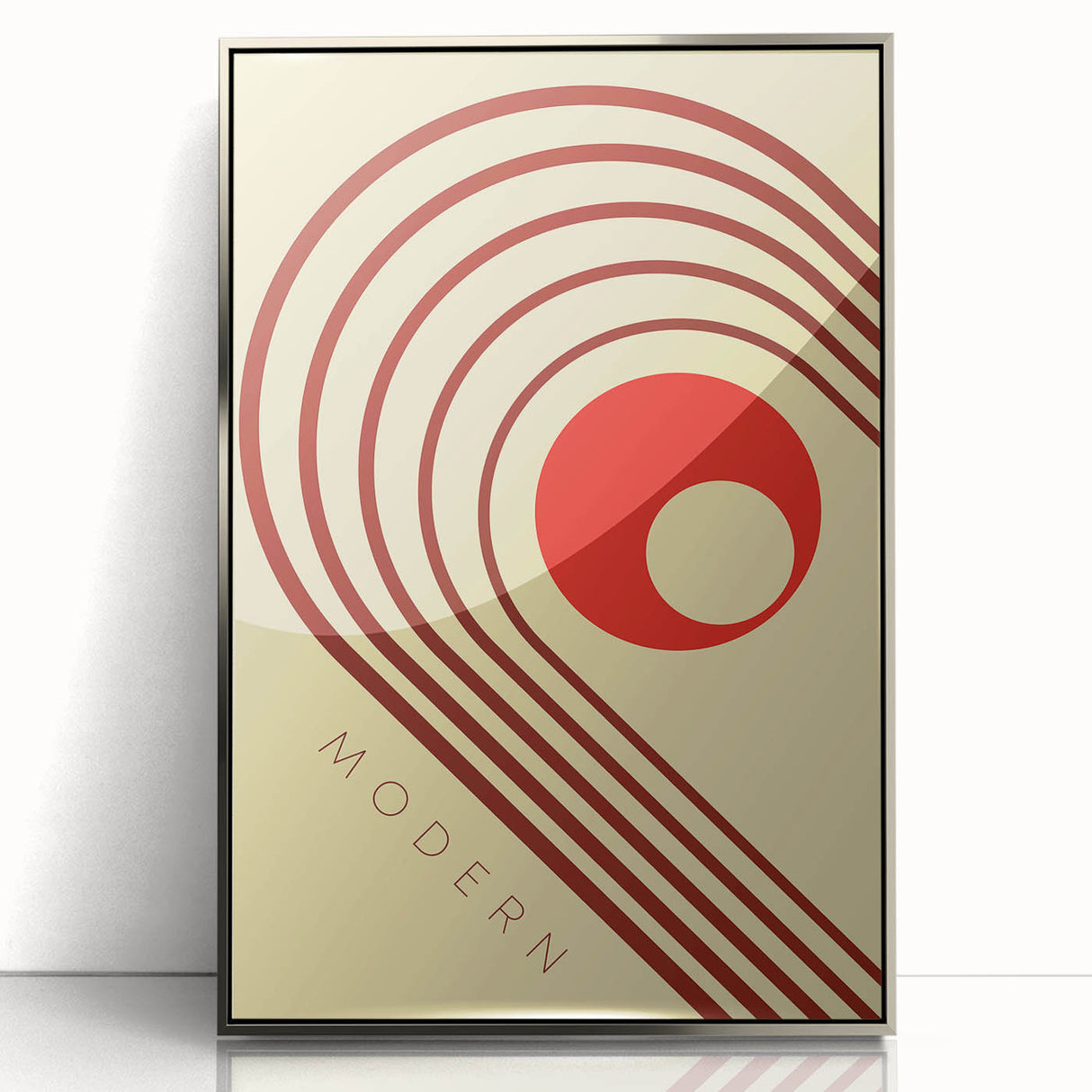 Modern Bohemian Wall Art - Eclectic Boho Decor Canvas with Artistic Style