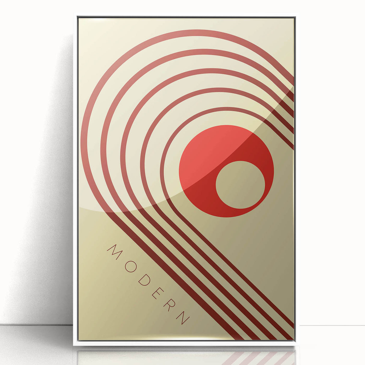 Modern Bohemian Wall Art - Eclectic Boho Decor Canvas with Artistic Style