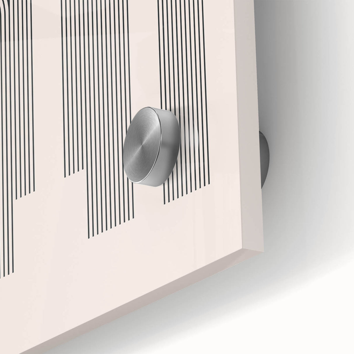 Modern Bohemian Wall Art - Minimalist Boho Decor Canvas with Geometric Arch Design