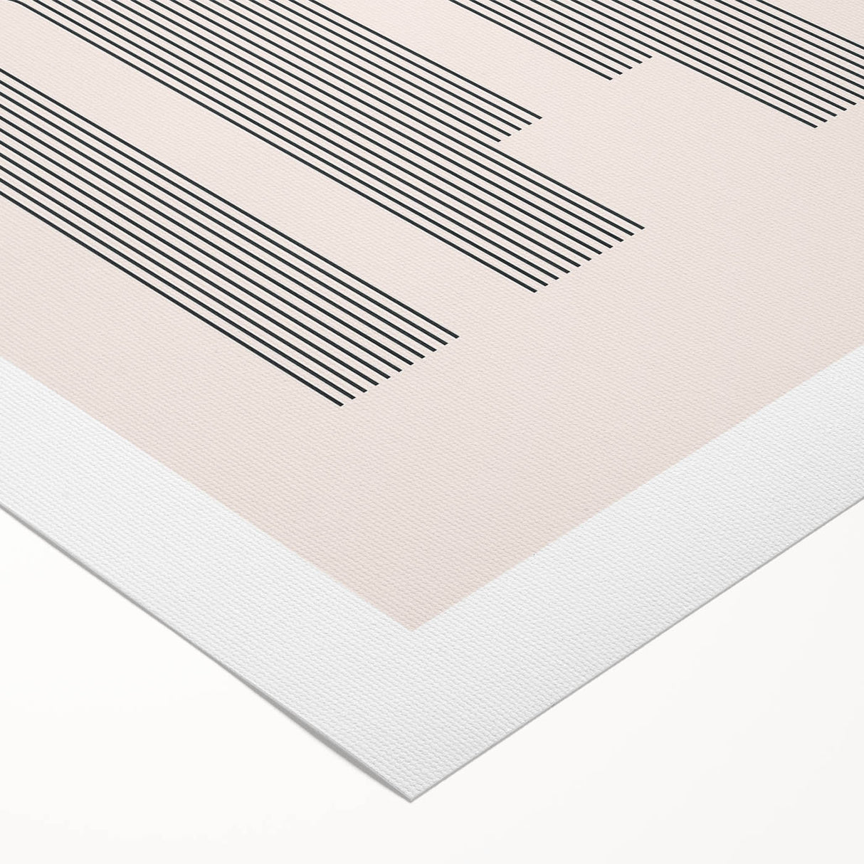 Modern Bohemian Wall Art - Minimalist Boho Decor Canvas with Geometric Arch Design