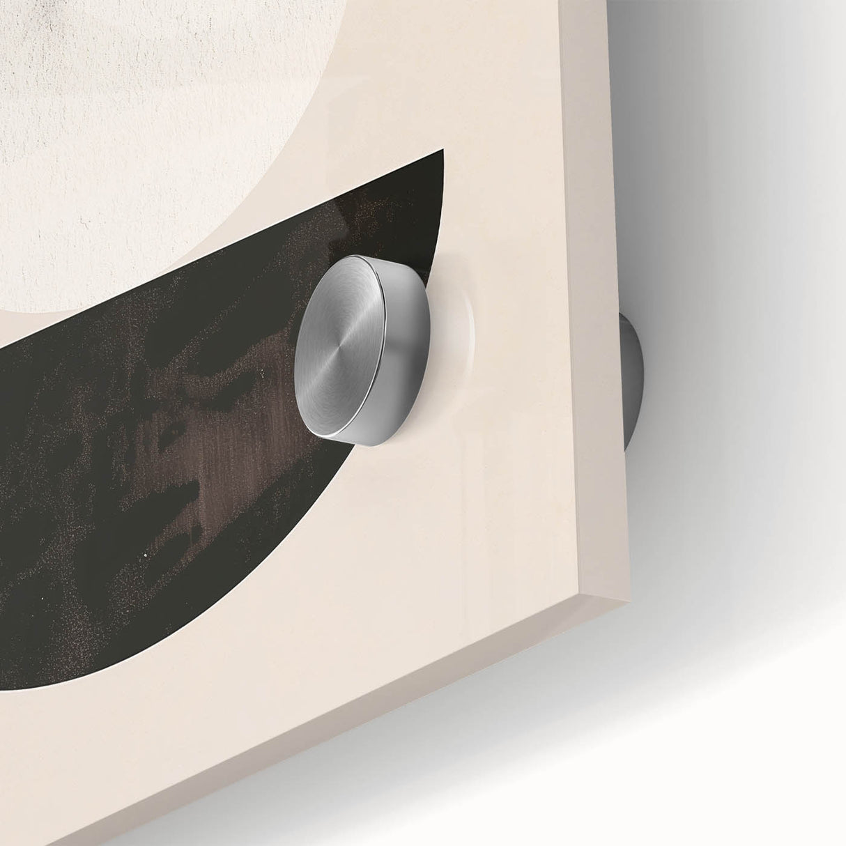 Minimalist Bohemian Wall Art - Geometric Boho Decor Canvas with Earthy Tones