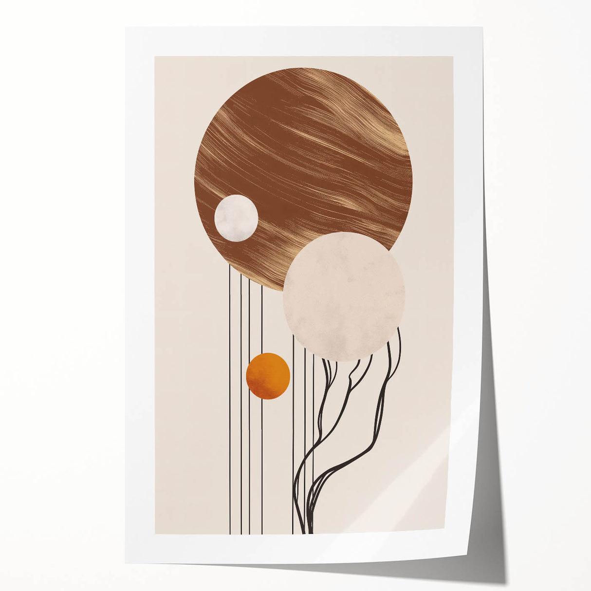 Artistic Bohemian Wall Art | Eclectic Boho Decor Canvas for Chic Interiors