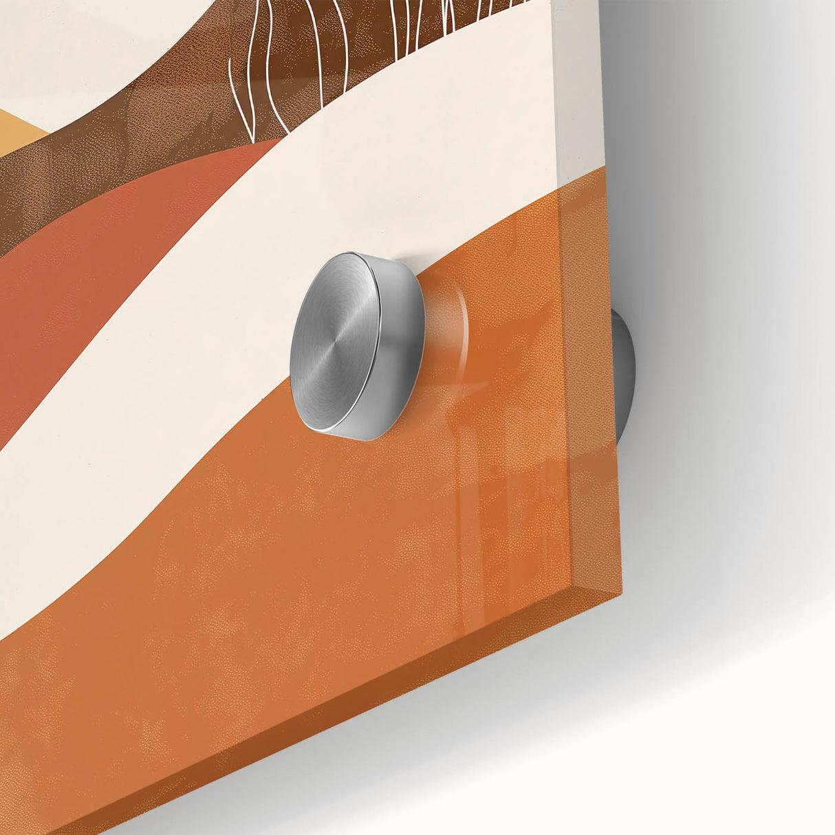 Eclectic Bohemian Wall Art | Artistic Boho Decor Canvas for Warm Interiors