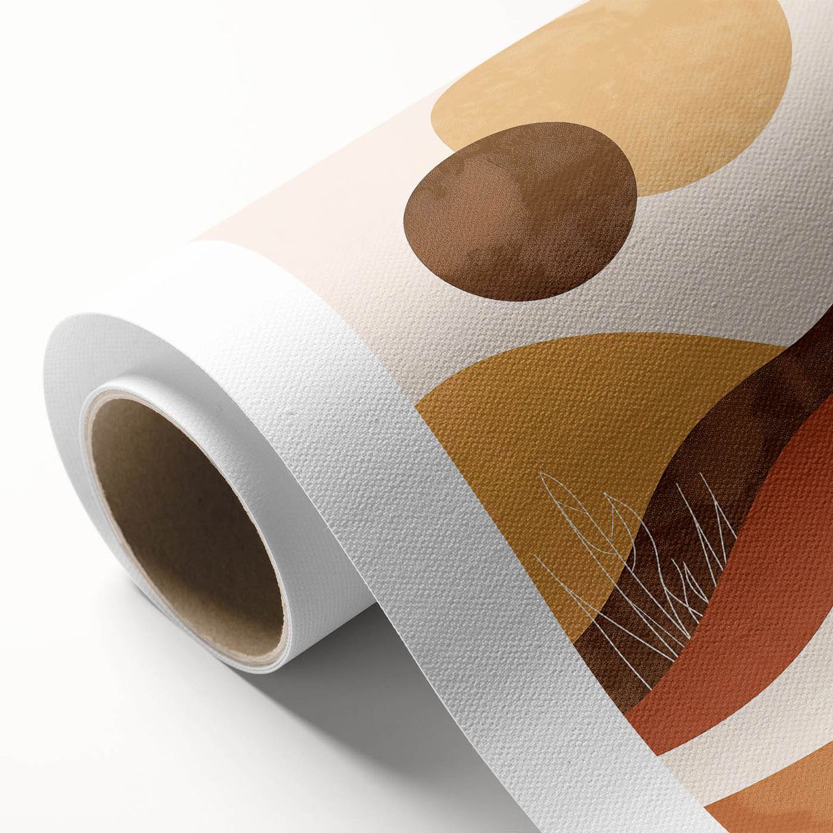 Eclectic Bohemian Wall Art | Artistic Boho Decor Canvas for Warm Interiors