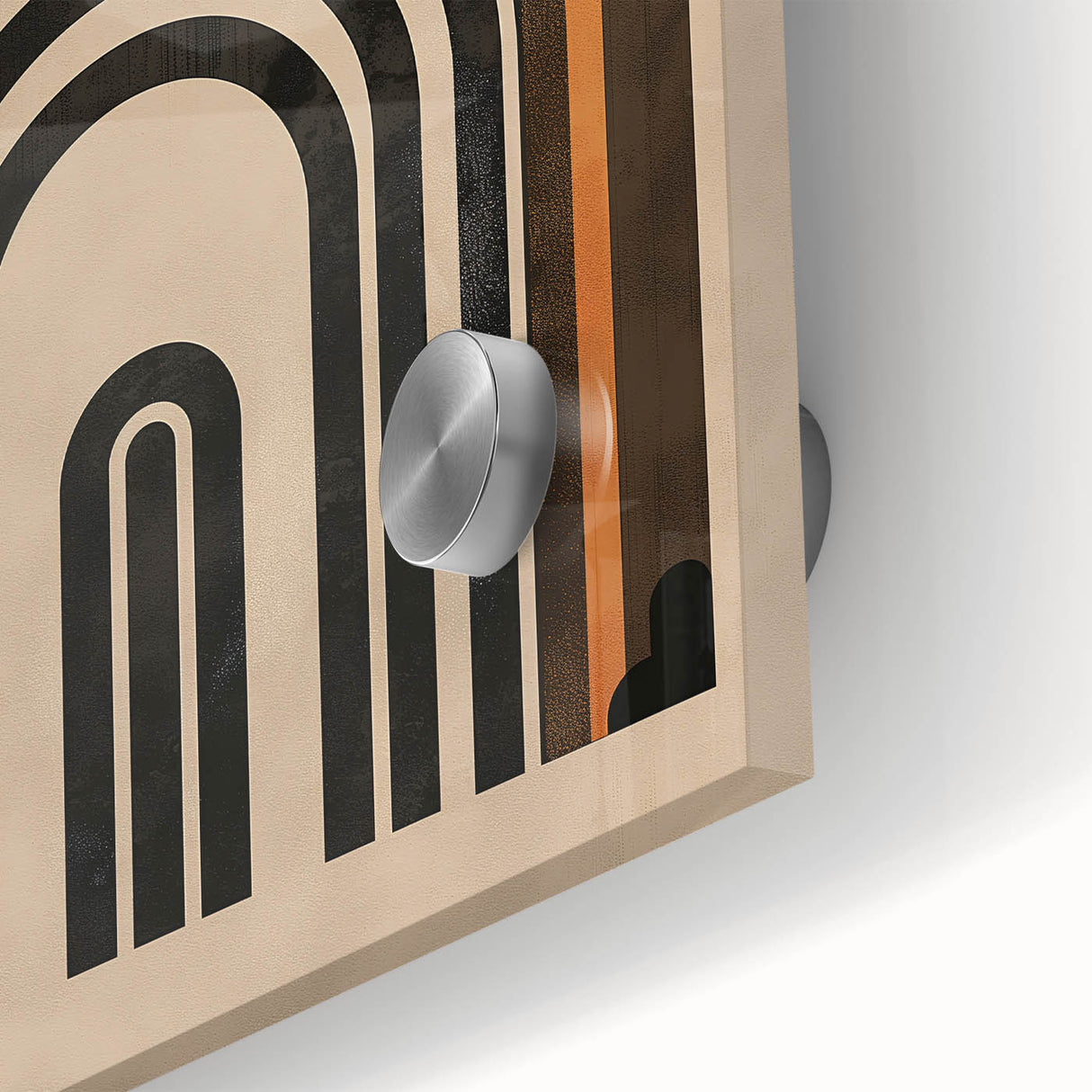 Retro Bohemian Wall Art | Geometric Boho Decor Canvas for Chic Interiors