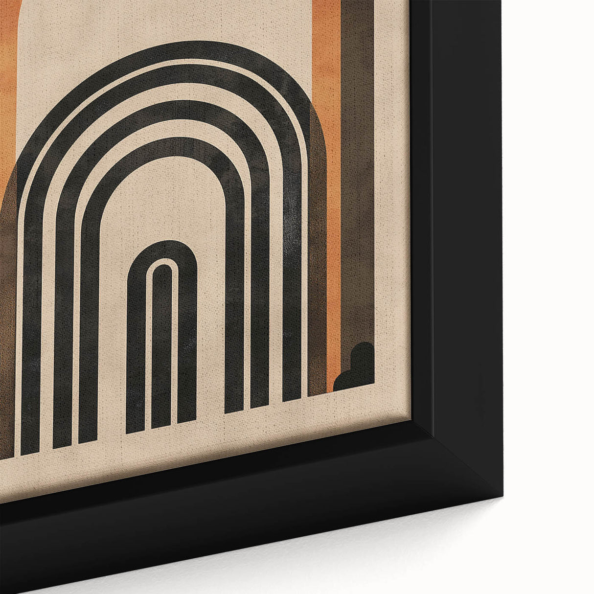 Retro Bohemian Wall Art | Geometric Boho Decor Canvas for Chic Interiors