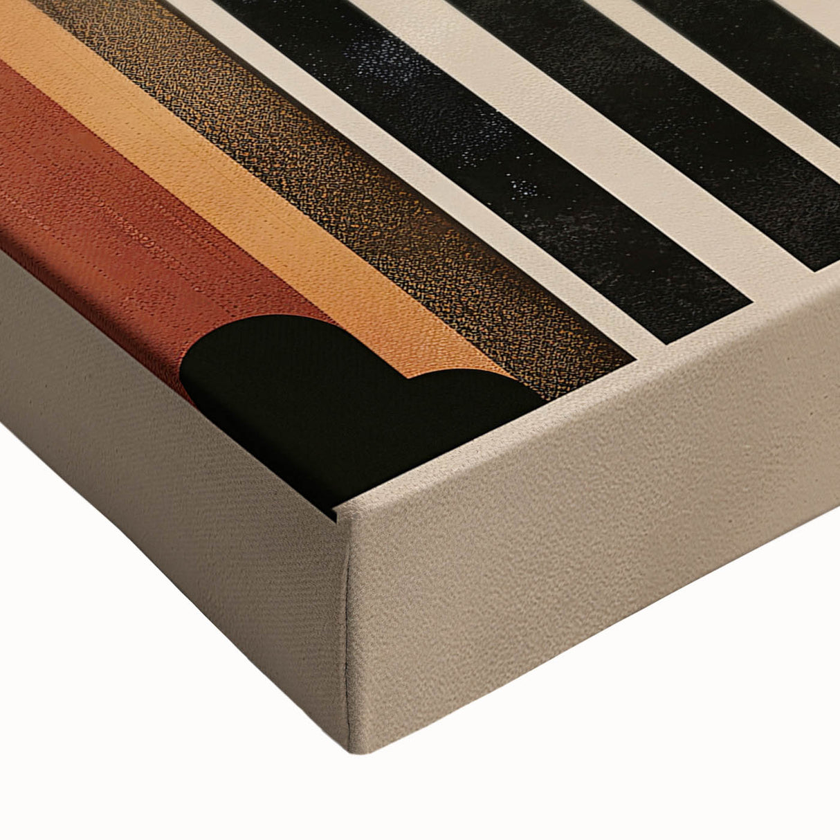 Retro Bohemian Wall Art | Geometric Boho Decor Canvas for Chic Interiors