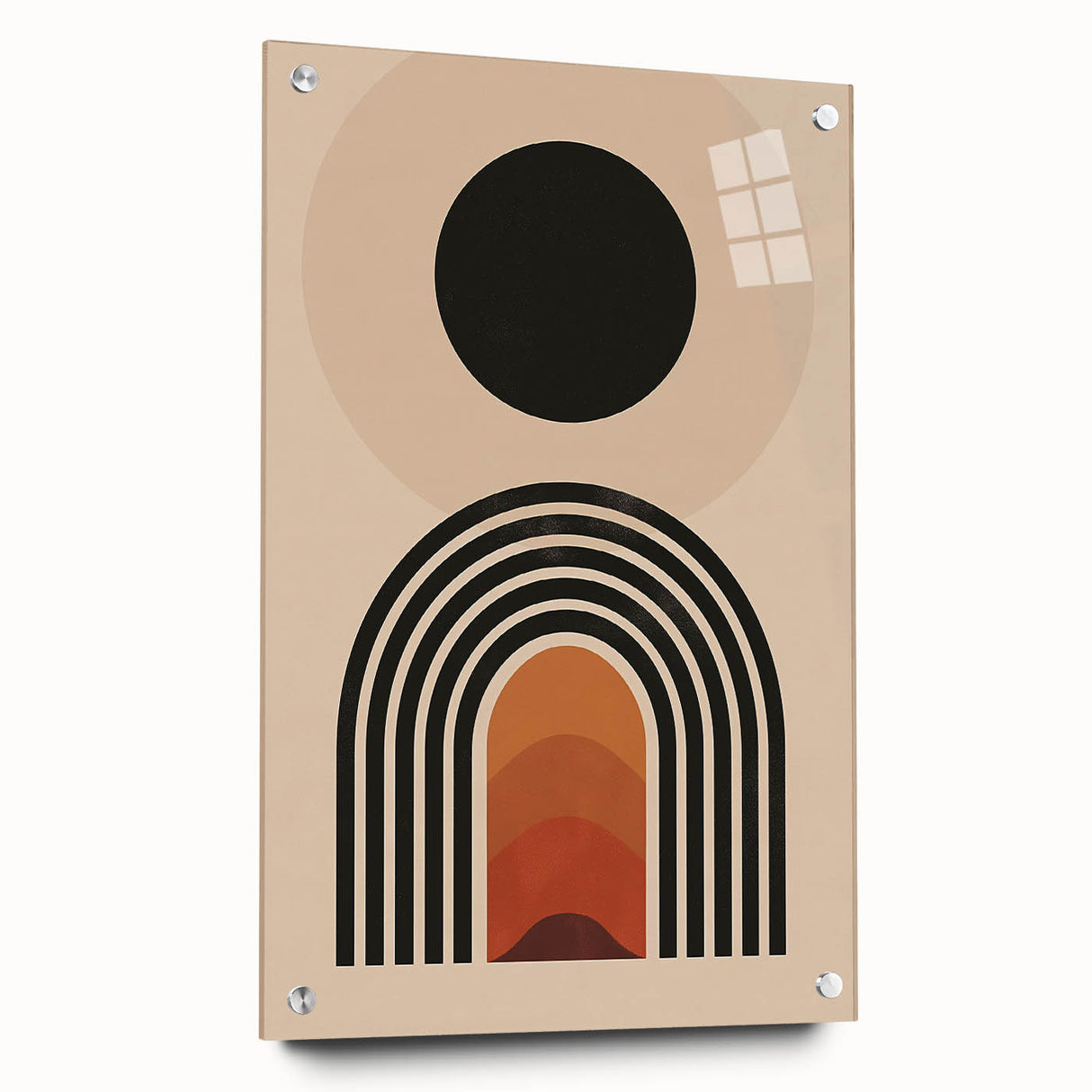 Modern Bohemian Wall Art | Geometric Boho Decor Canvas for Vibrant Spaces