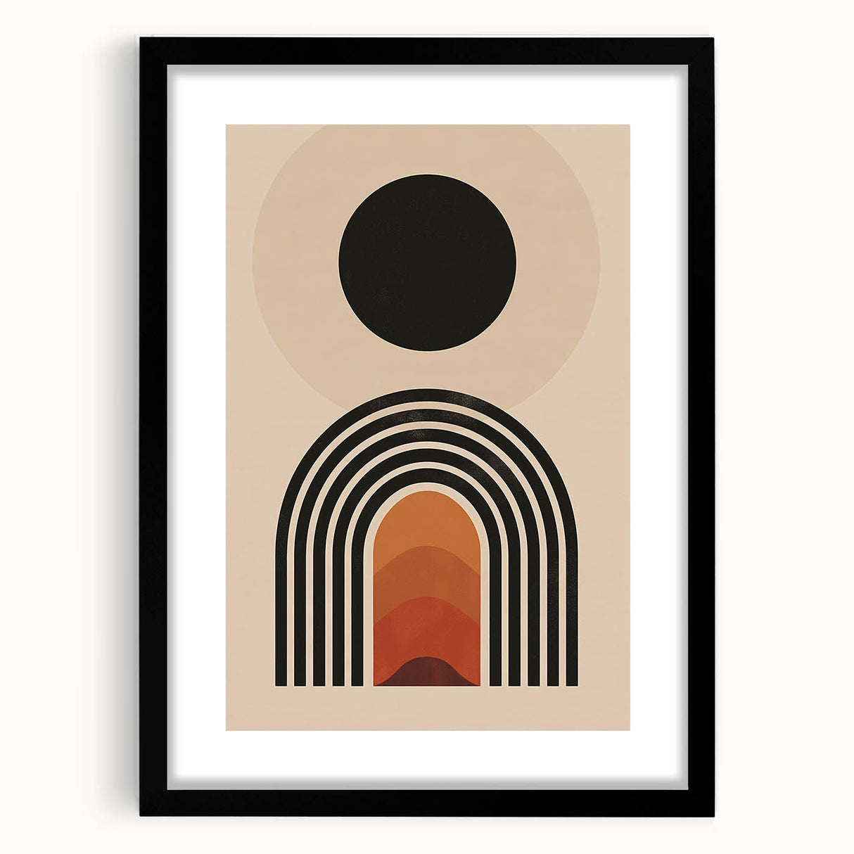 Modern Bohemian Wall Art | Geometric Boho Decor Canvas for Vibrant Spaces