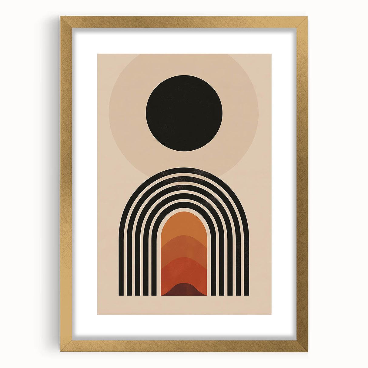 Modern Bohemian Wall Art | Geometric Boho Decor Canvas for Vibrant Spaces