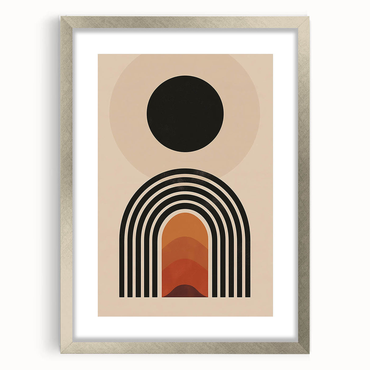 Modern Bohemian Wall Art | Geometric Boho Decor Canvas for Vibrant Spaces