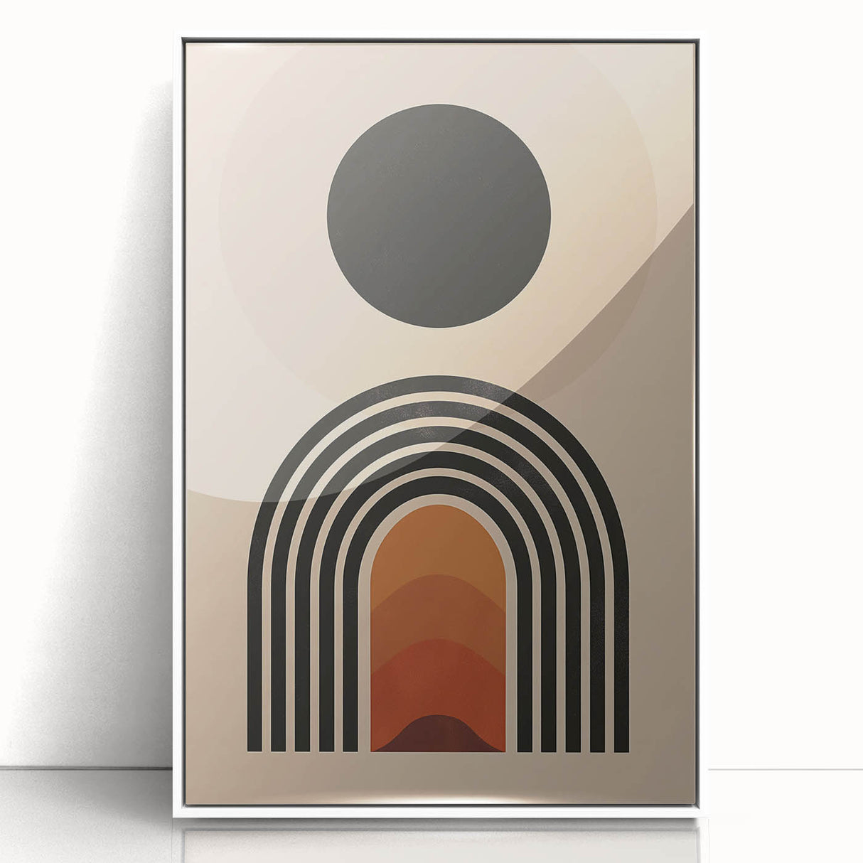 Modern Bohemian Wall Art | Geometric Boho Decor Canvas for Vibrant Spaces