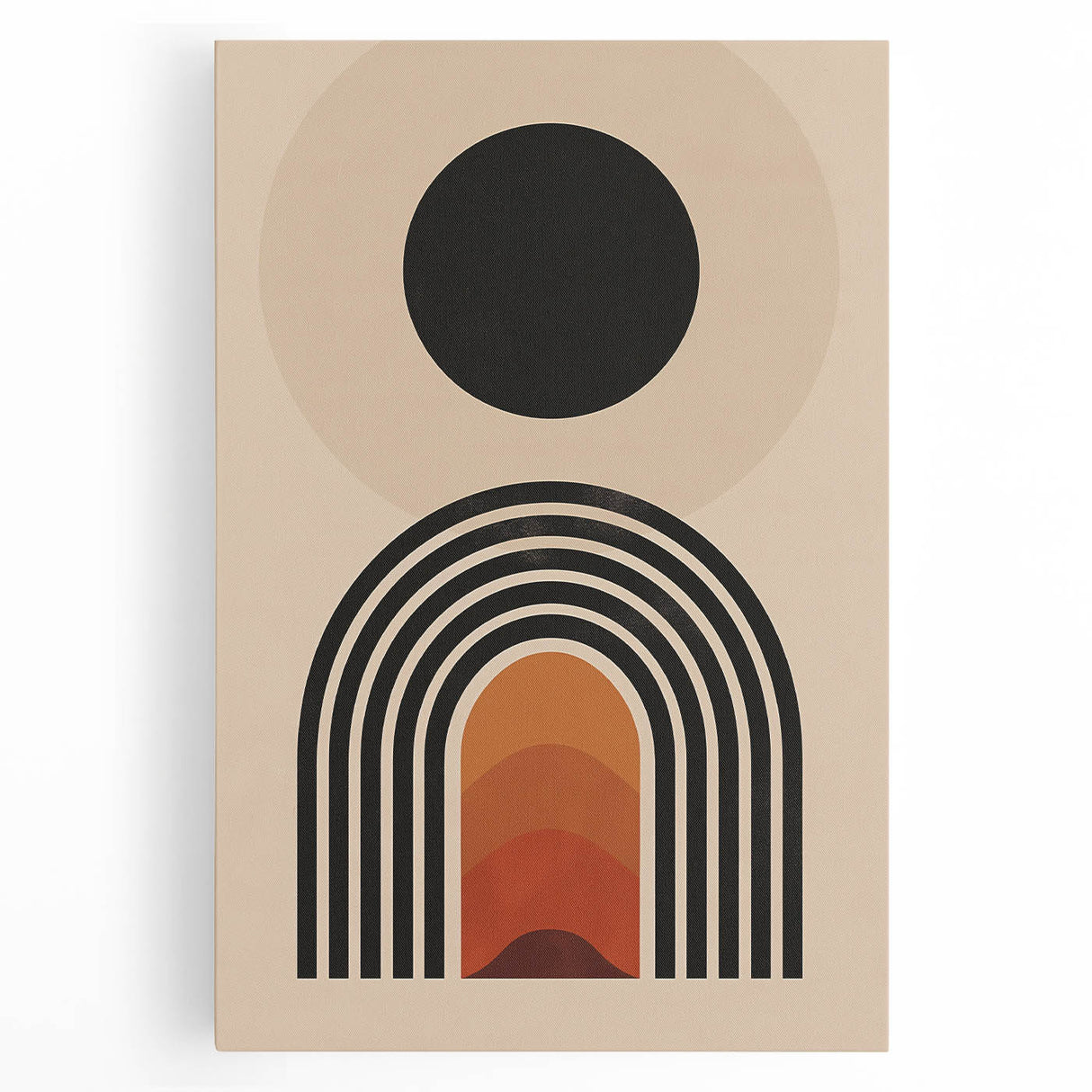 Modern Bohemian Wall Art | Geometric Boho Decor Canvas for Vibrant Spaces