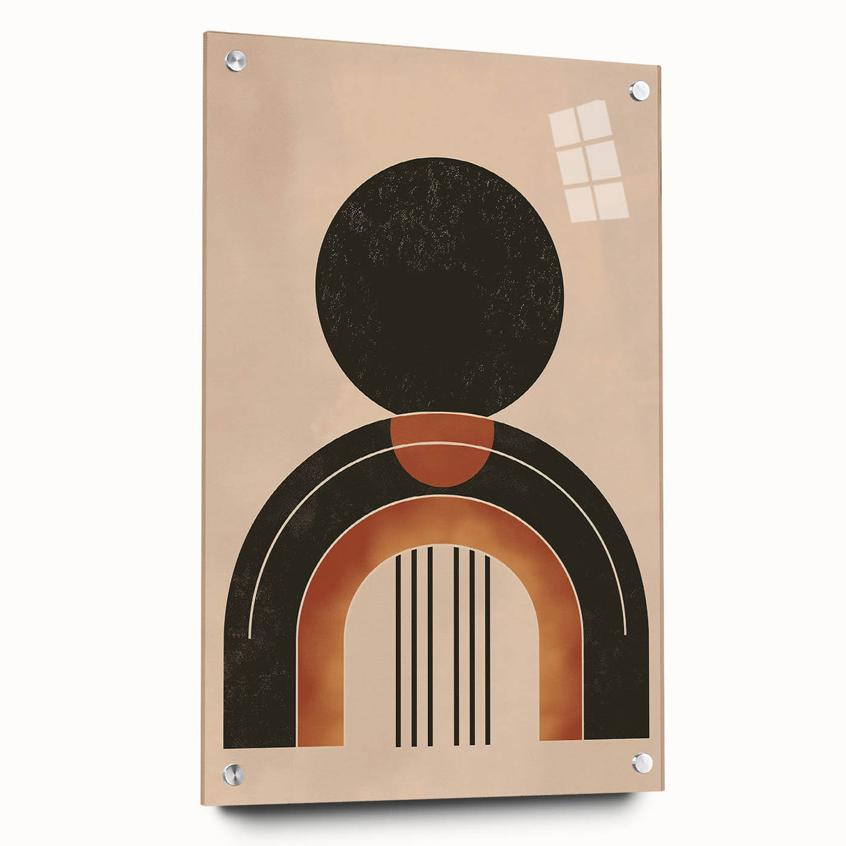 Minimalist Bohemian Wall Art | Geometric Boho Decor Canvas for Modern Homes