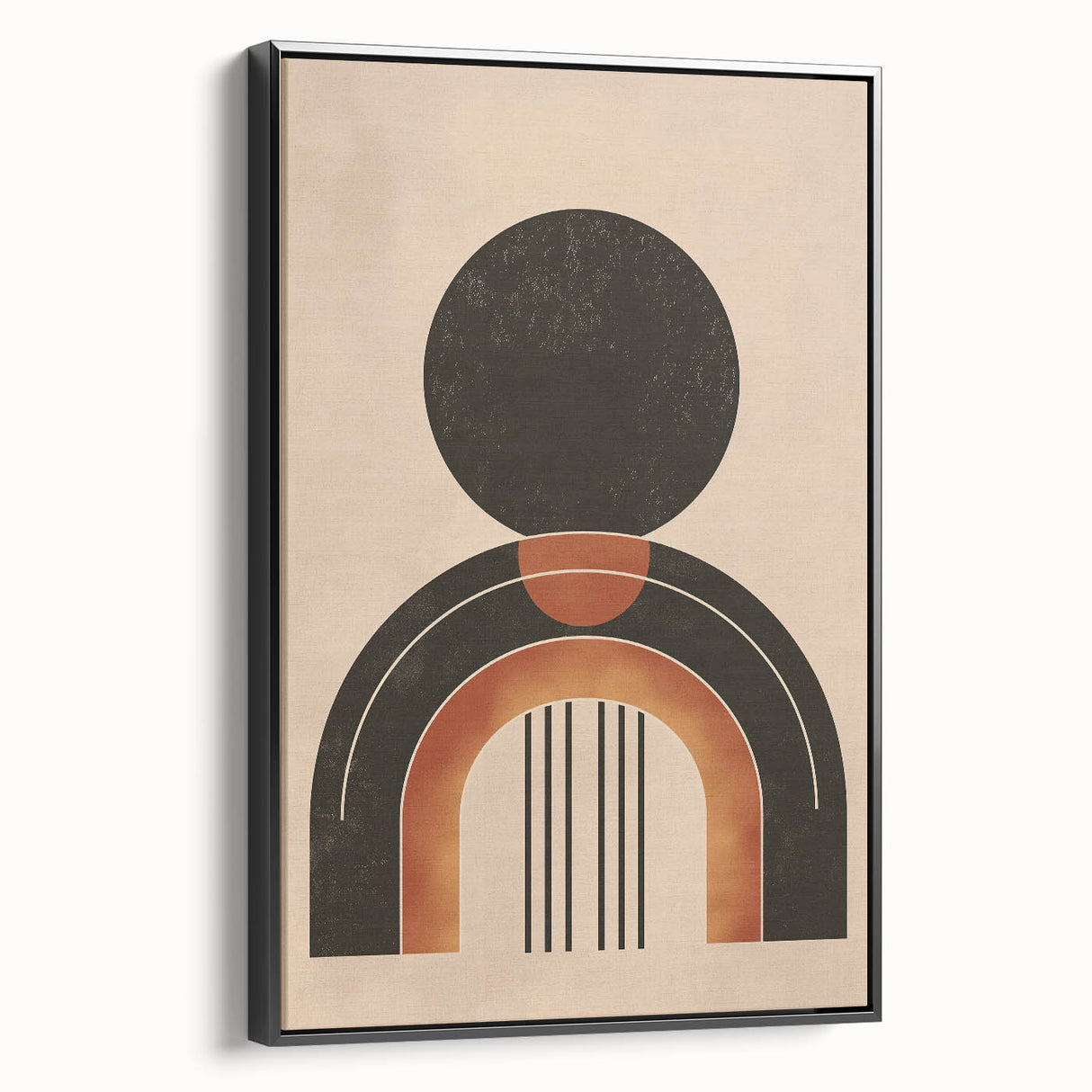 Minimalist Bohemian Wall Art | Geometric Boho Decor Canvas for Modern Homes