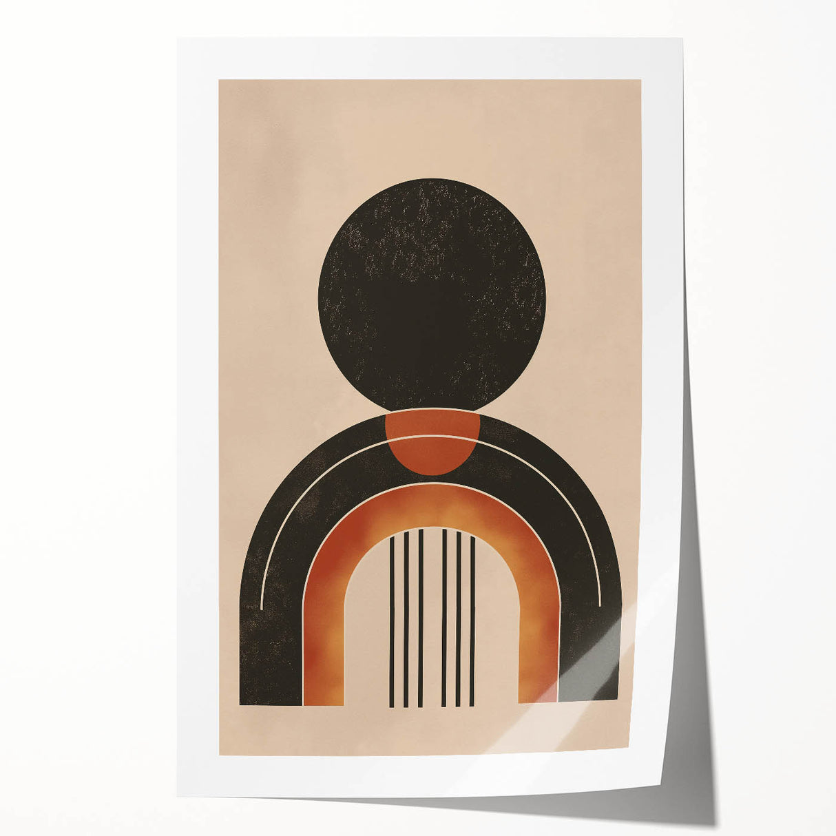 Minimalist Bohemian Wall Art | Geometric Boho Decor Canvas for Modern Homes