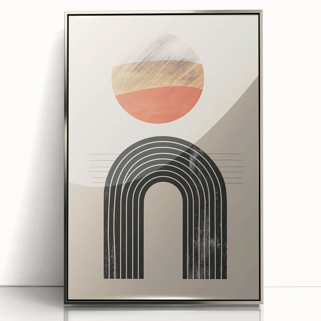 Bohemian Wall Art | Eclectic Boho Decor Canvas | Artistic Arch Design