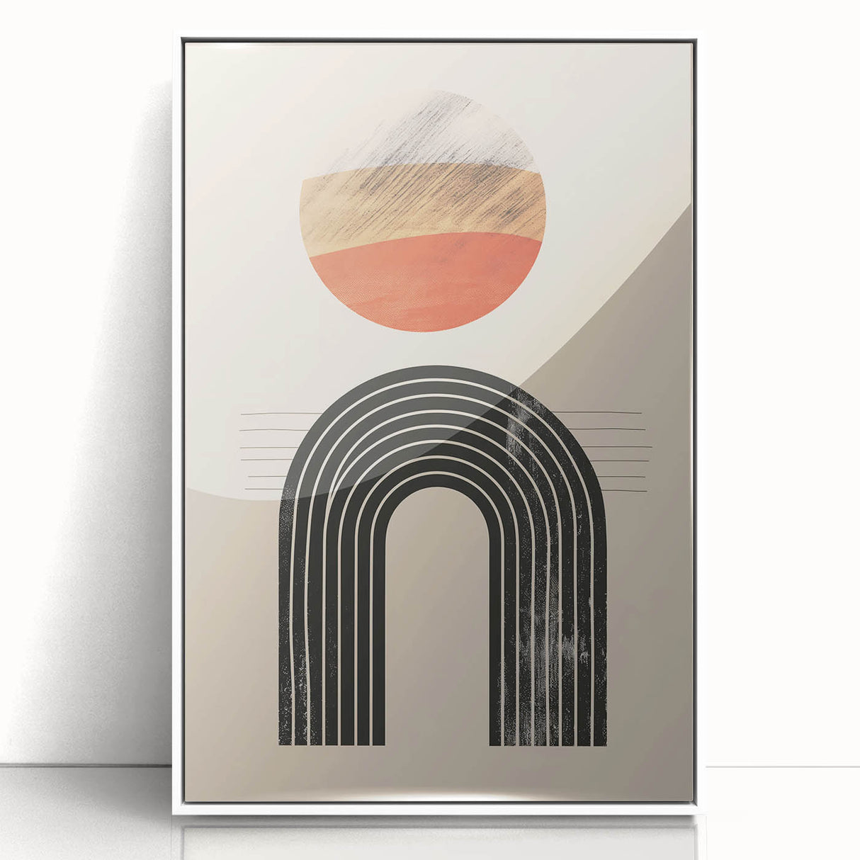 Bohemian Wall Art | Eclectic Boho Decor Canvas | Artistic Arch Design