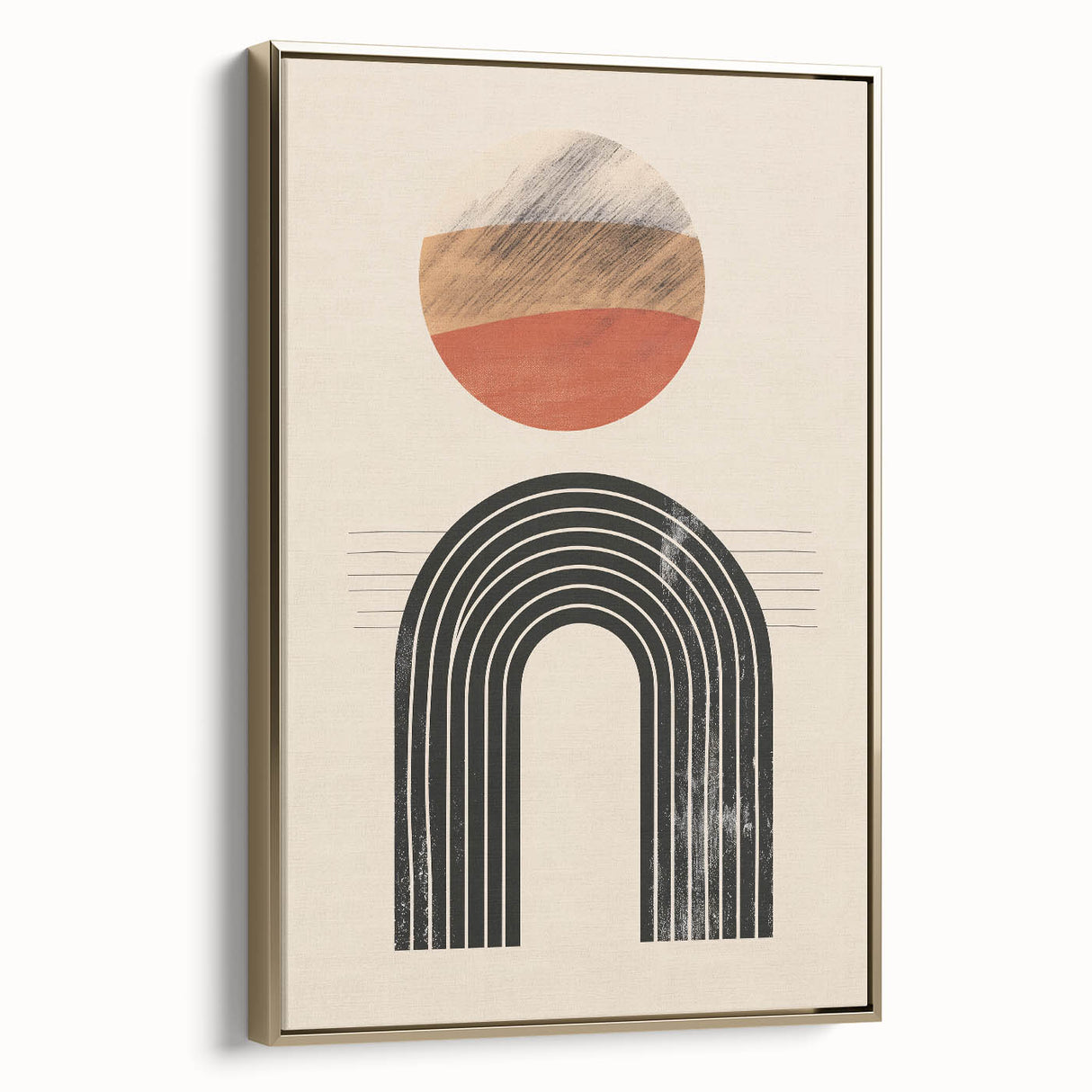 Bohemian Wall Art | Eclectic Boho Decor Canvas | Artistic Arch Design