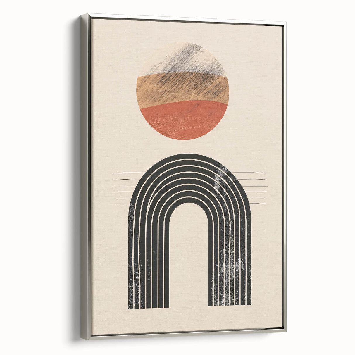 Bohemian Wall Art | Eclectic Boho Decor Canvas | Artistic Arch Design