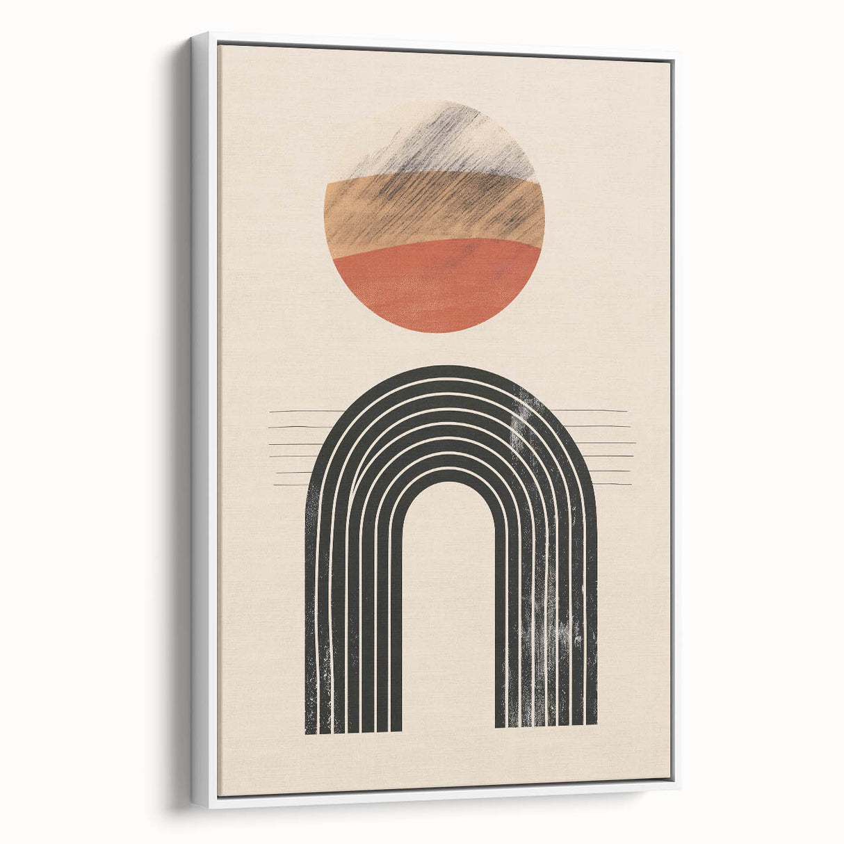 Bohemian Wall Art | Eclectic Boho Decor Canvas | Artistic Arch Design