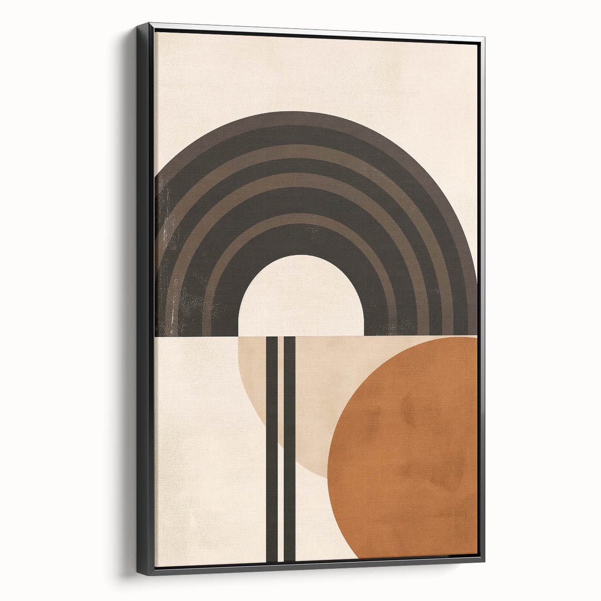 Eclectic Boho Decor Canvas | Bohemian Wall Art | Geometric Arch Design