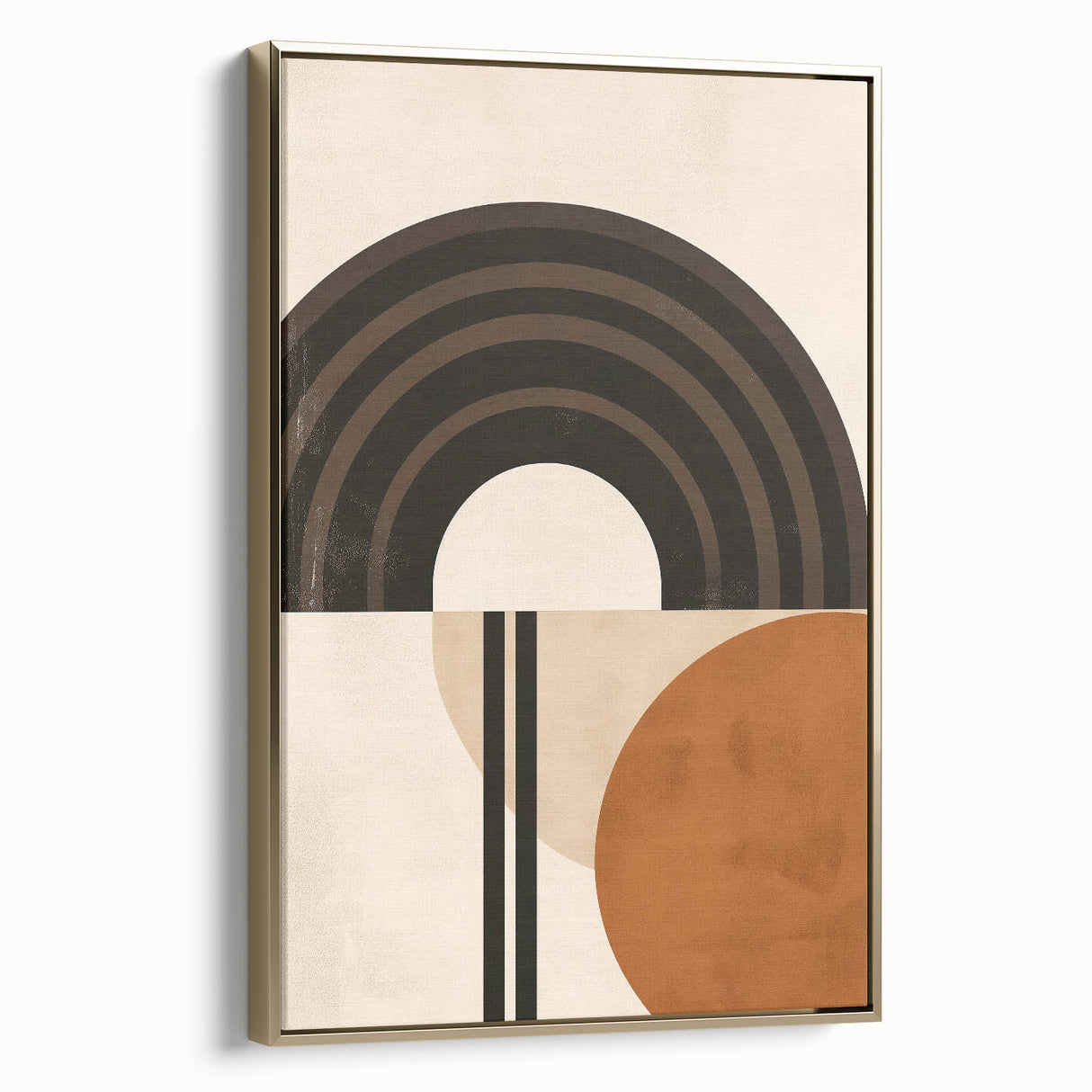 Eclectic Boho Decor Canvas | Bohemian Wall Art | Geometric Arch Design