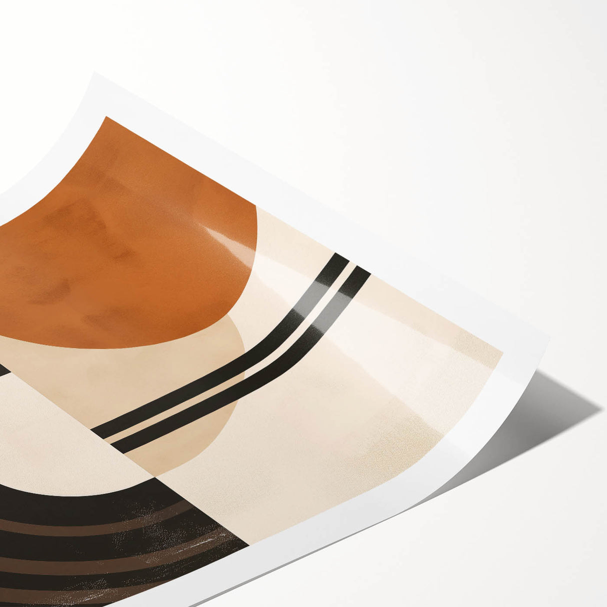 Eclectic Boho Decor Canvas | Bohemian Wall Art | Geometric Arch Design