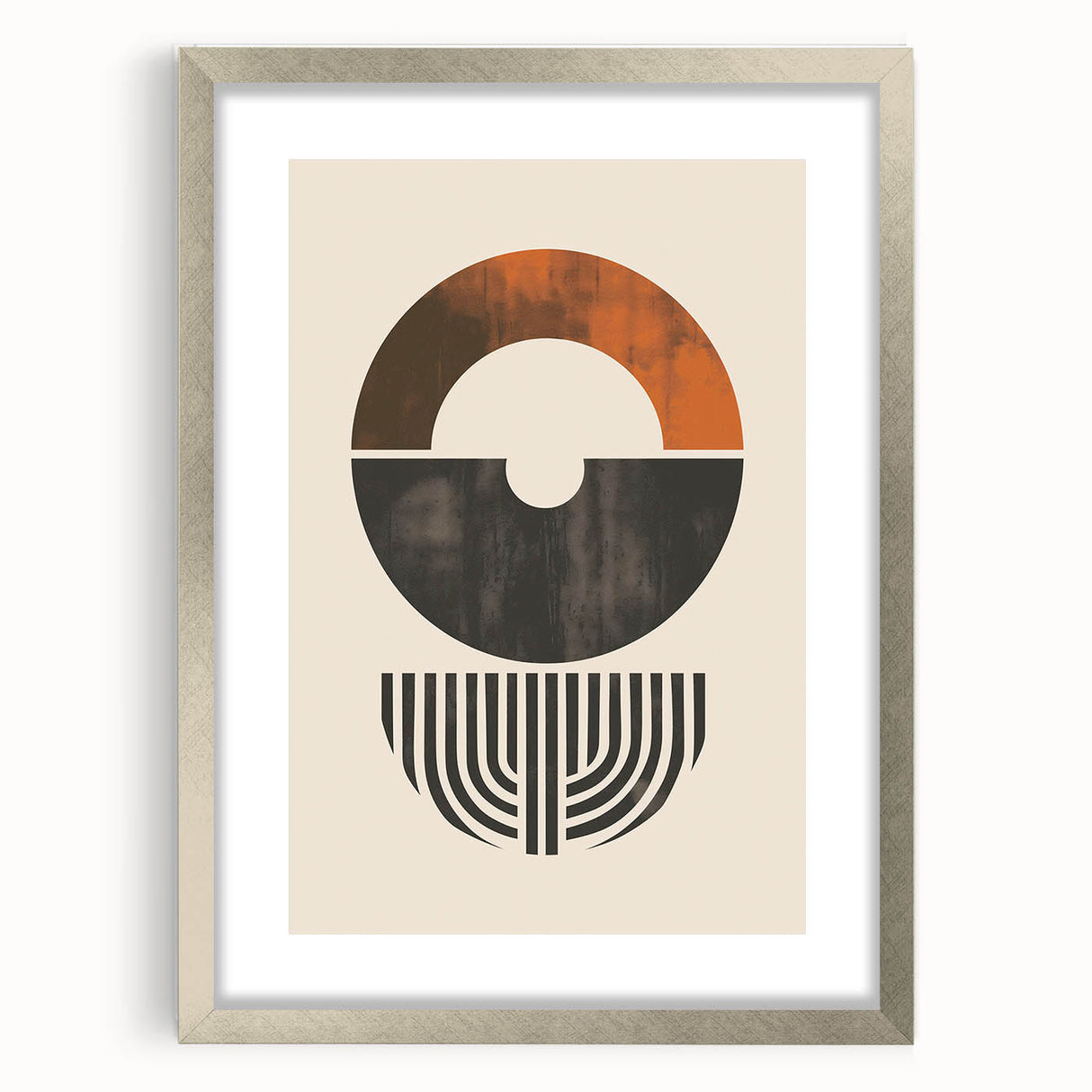 Boho Chic Wall Art | Artistic Bohemian Style | Geometric Circle Design