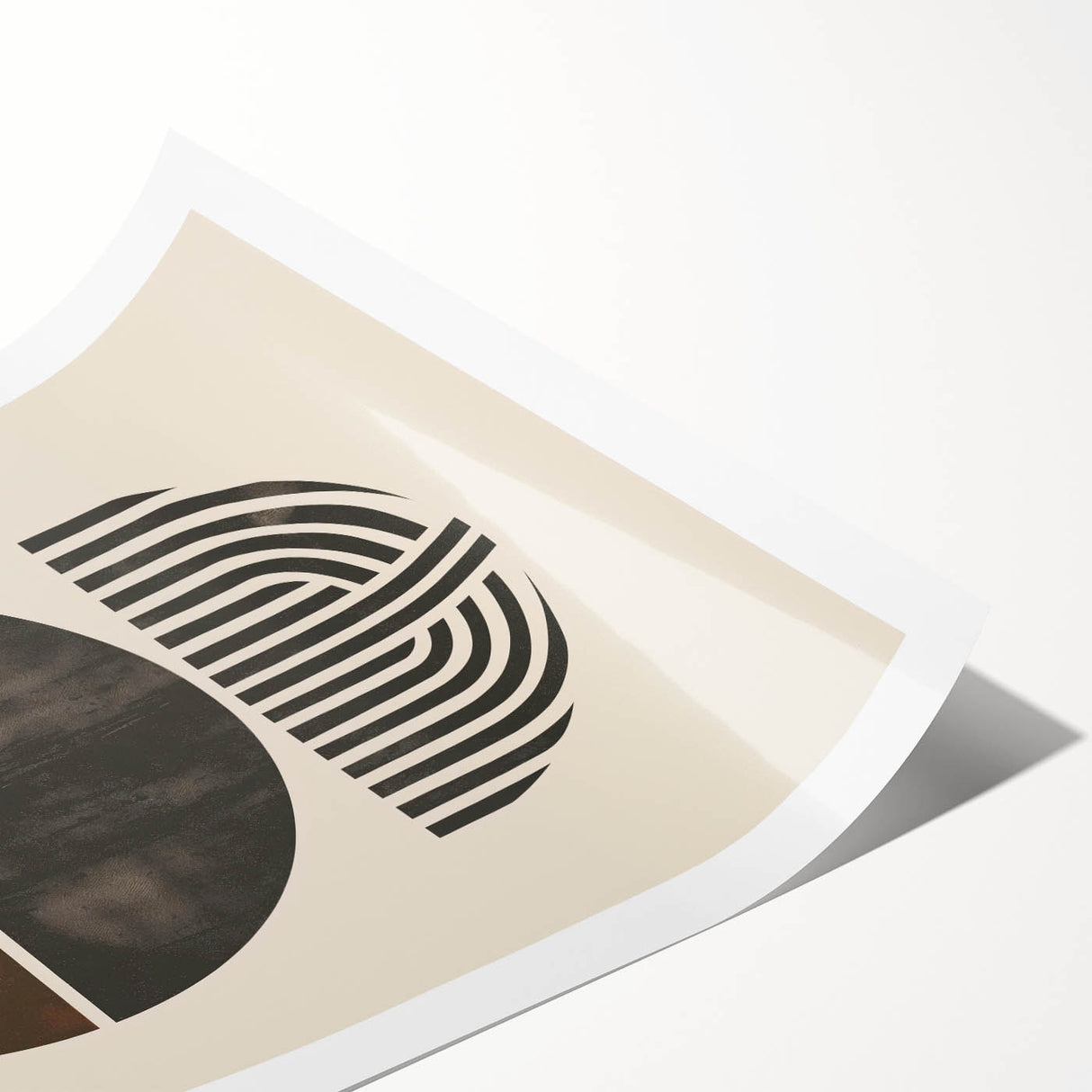 Boho Chic Wall Art | Artistic Bohemian Style | Geometric Circle Design