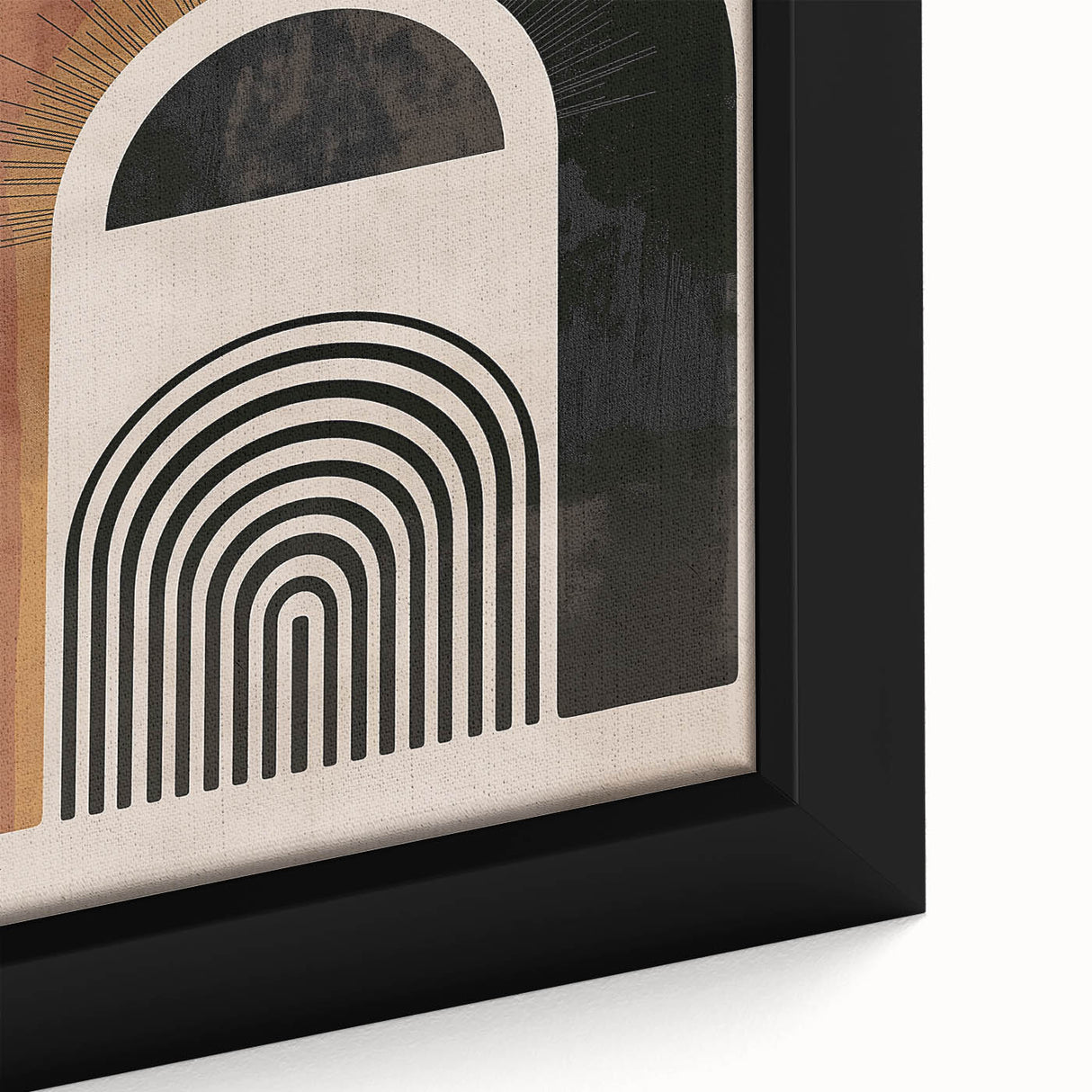 Bohemian Wall Art | Eclectic Boho Decor Canvas | Abstract Arch Design