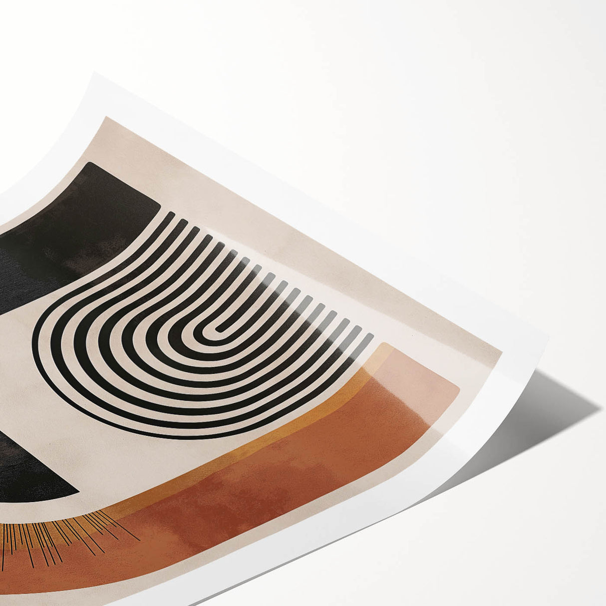 Bohemian Wall Art | Eclectic Boho Decor Canvas | Abstract Arch Design