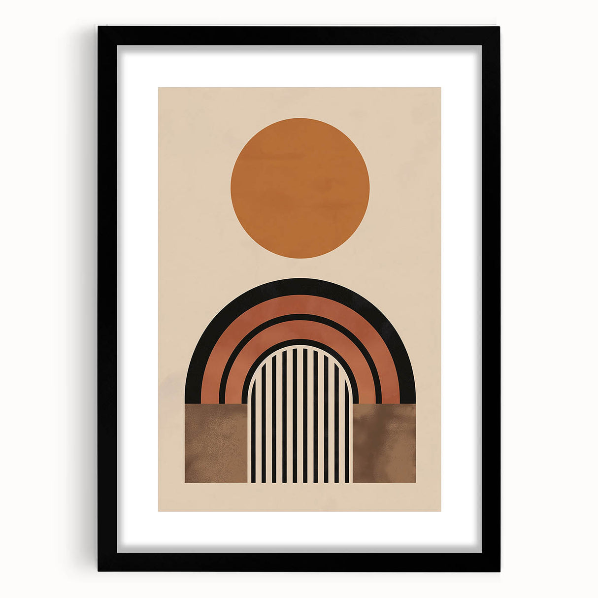 Eclectic Boho Decor | Artistic Bohemian Wall Art | Geometric Circle Design