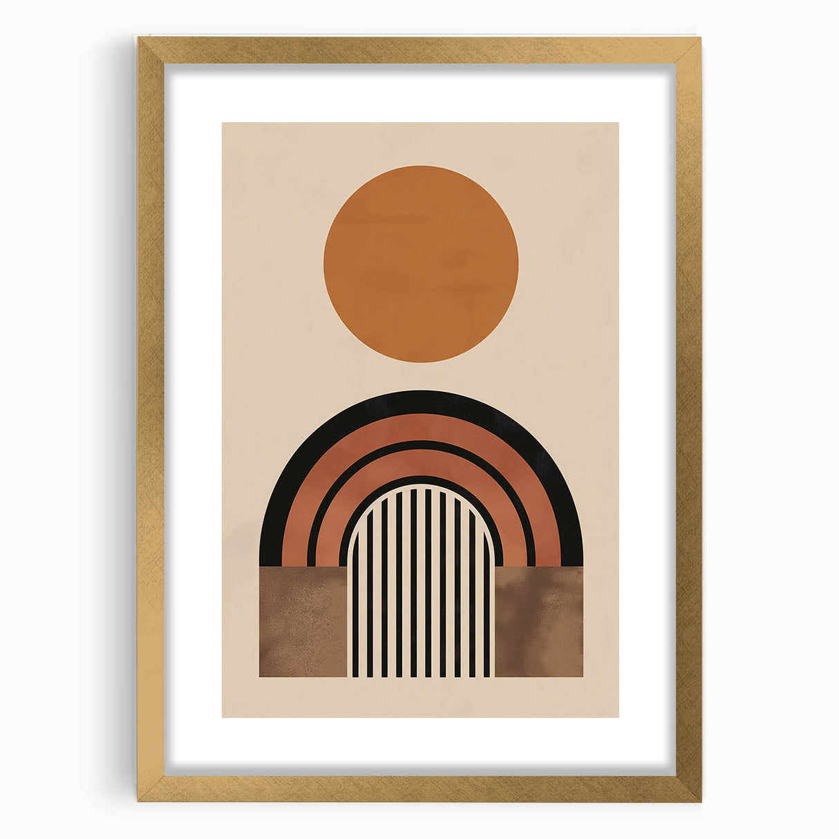 Eclectic Boho Decor | Artistic Bohemian Wall Art | Geometric Circle Design